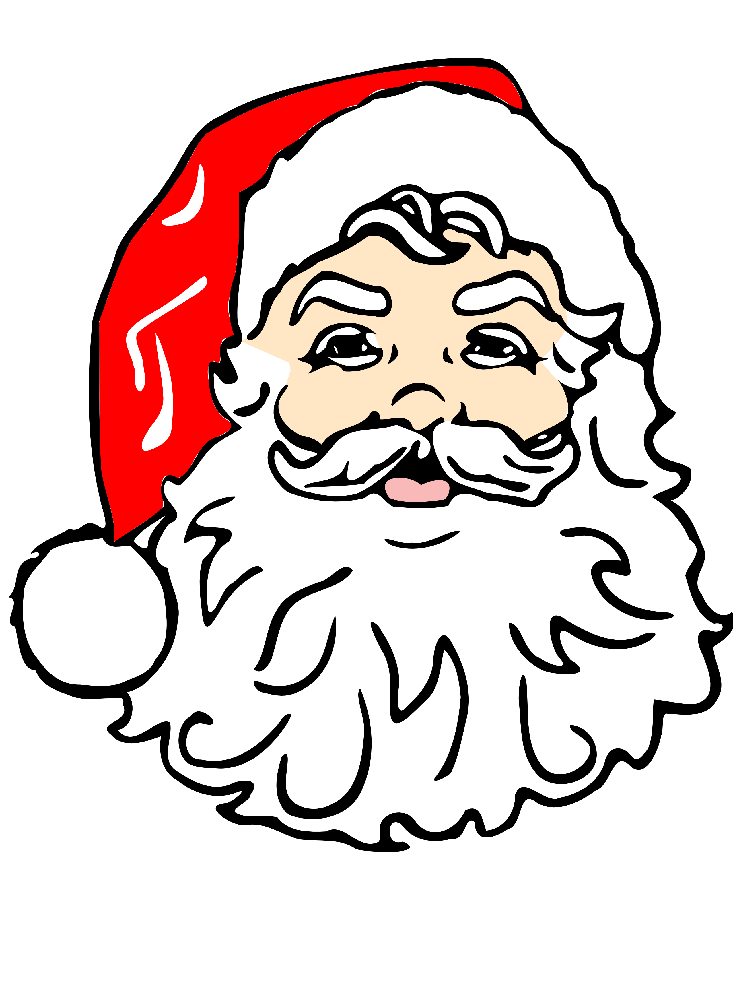 Clip Art: Santa Art Christmas Xmas Art Christmas ... - ClipArt ...