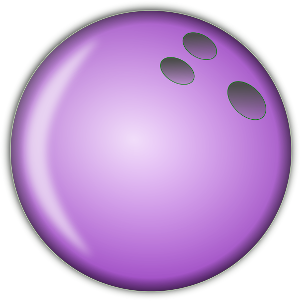 Bowling Ball Large Purple Clip Art Download