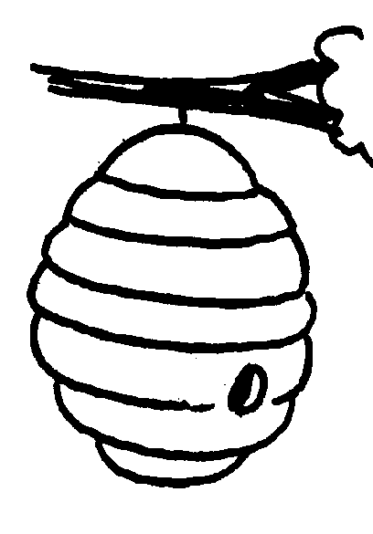 free clip art bee hive - photo #30