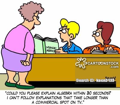 Algebra Cartoons and Comics - funny pictures from CartoonStock