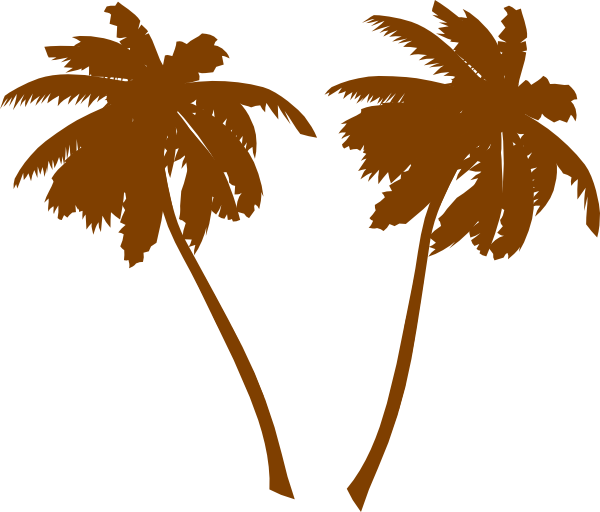Brown Palm Trees SVG Downloads - Nature - Download vector clip art ...