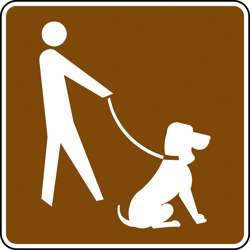 free clipart dog with leash - photo #15