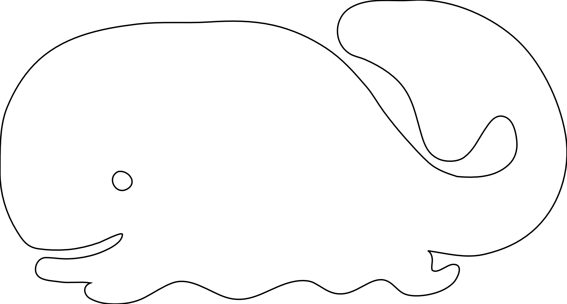 free whale clipart black and white - photo #17