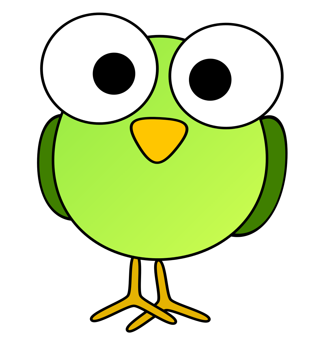 Images For > Green Bird Clipart