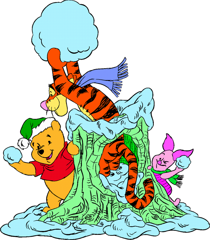 Winnie the Pooh Group Clipart
