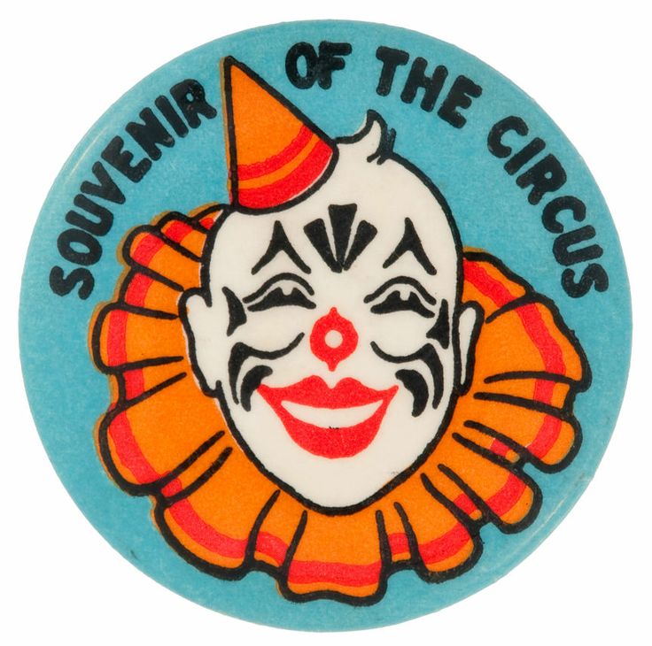 SOUVENIR OF CIRCUS' CLOWN MIRROR. | The Indelible World Of Clowns | …