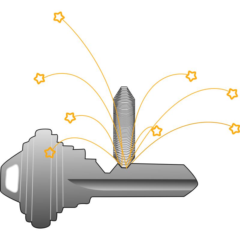 Clipart - Key Cutting