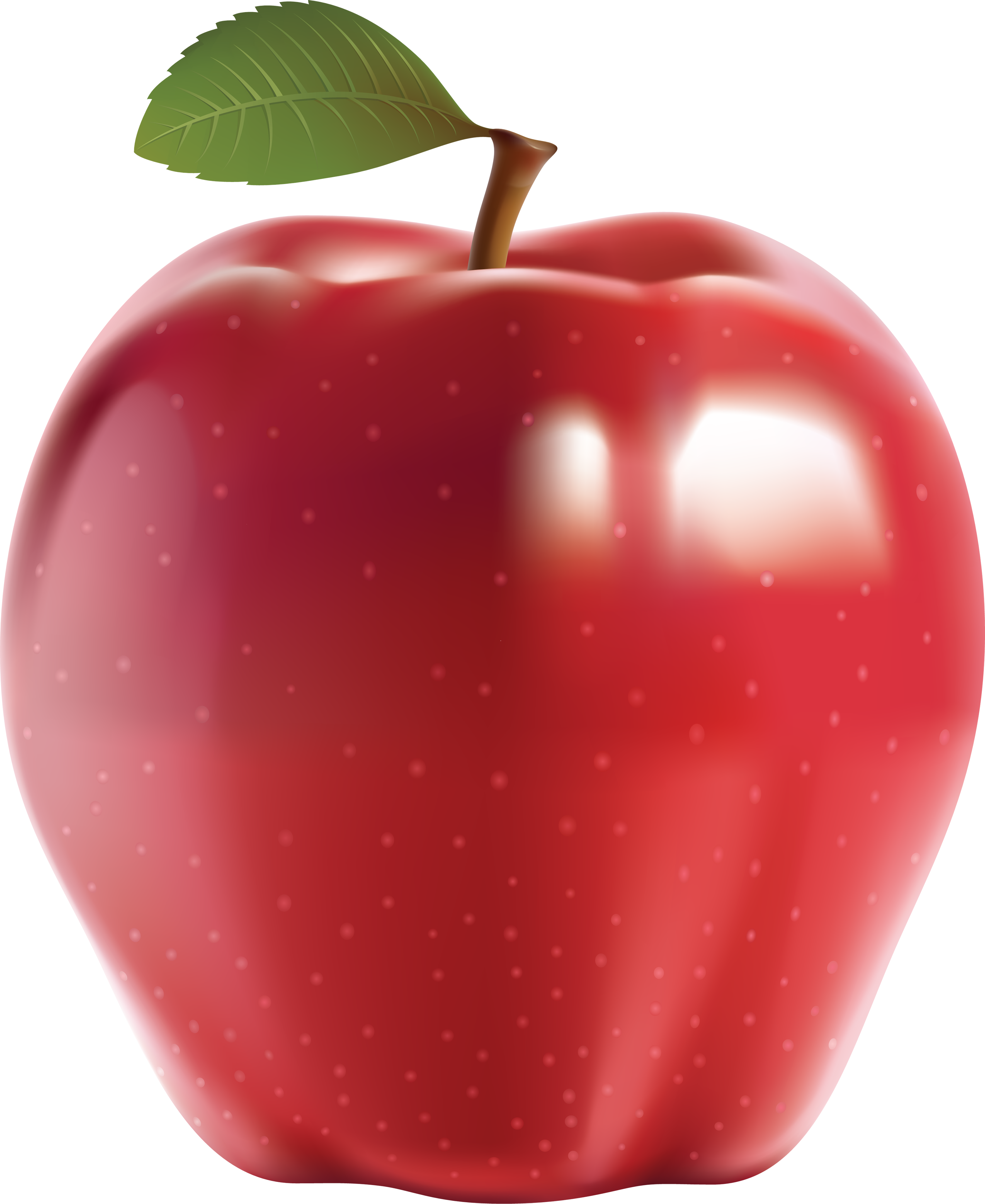Download PNG image: Red apple PNG image
