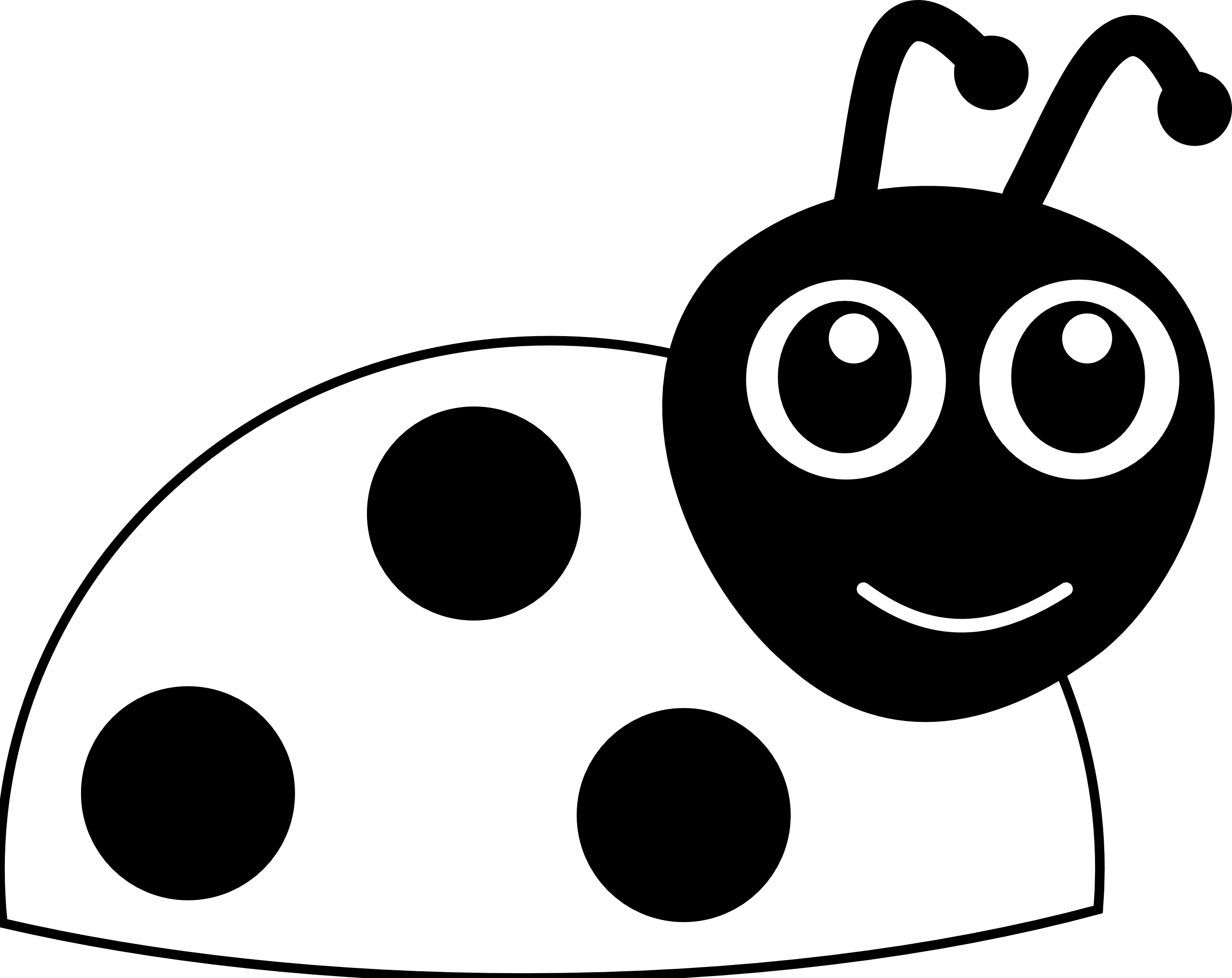 Images For > Ladybug Flying Clipart