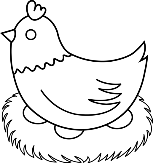 Hen Clipart Black And White | Clipart Panda - Free Clipart Images