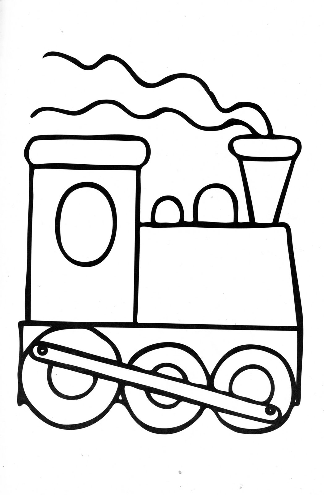 Train Coloring Pages for Kids | Coloring Ville