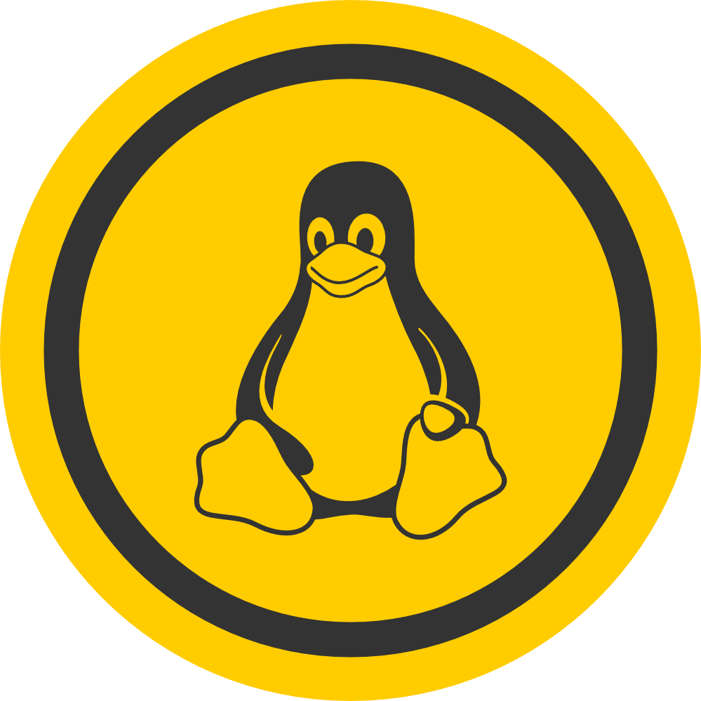 clipartist.net » Clip Art » tux badge penguin linux art SVG