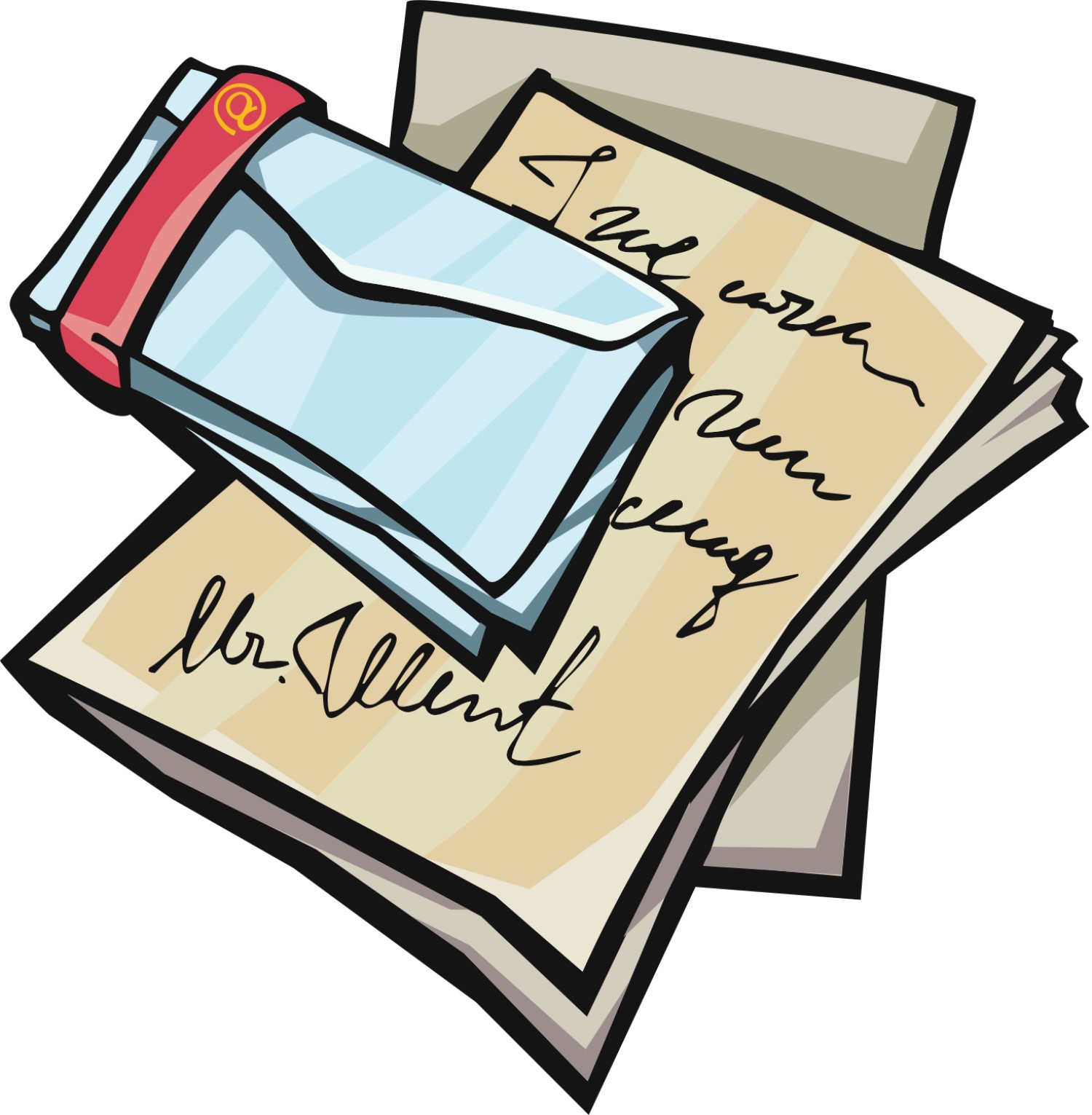 Letter Writing Clip Art