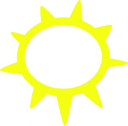 Sunny Weather Symbols clip art - Download free Other vectors