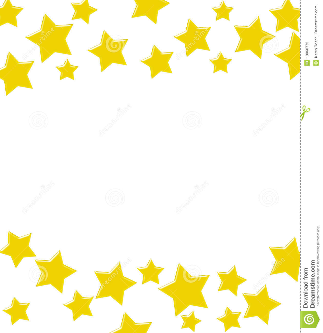 yellow star border clip art - photo #7