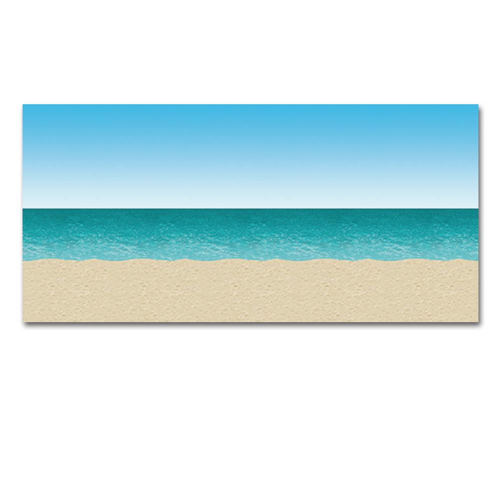 Sky, Ocean & Beach Backdrop 9.1m x 1.2m | Peeks