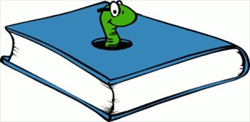 Free bookworm-blue Clipart - Free Clipart Graphics, Images and ...