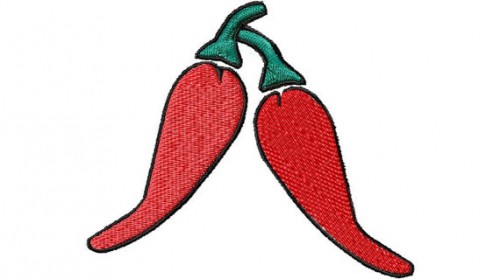 2 Chili Peppers Embroidery Design | SusiesStitches - Needlecraft ...