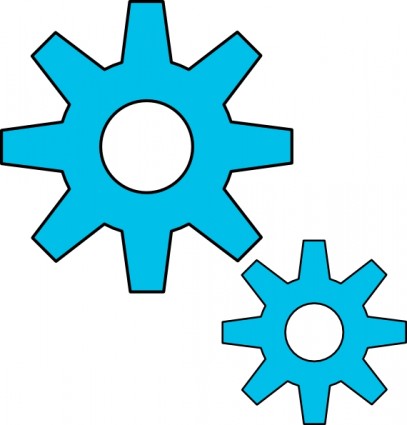 Gears motion motor engine clip art Free vector for free download ...
