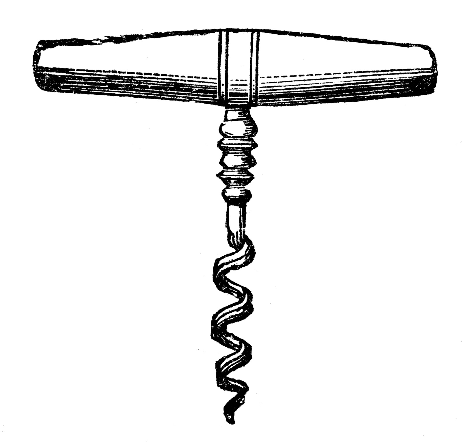 Free vintage clip art images: Vintage corkscrew wine openers