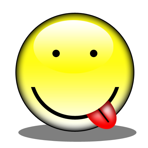 clipart smiley face with tongue out - photo #21