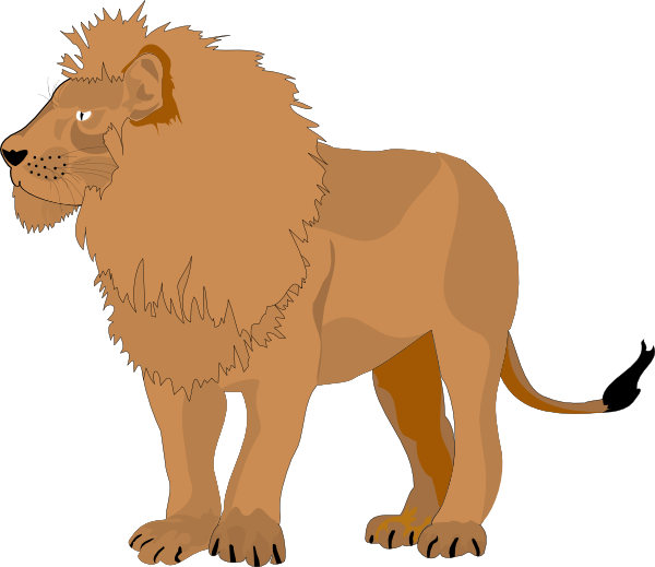 Lion 13 clip art - vector clip art online, royalty free & public ...