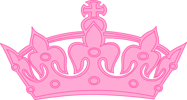 Pink Crown clip art - vector clip art online, royalty free ...