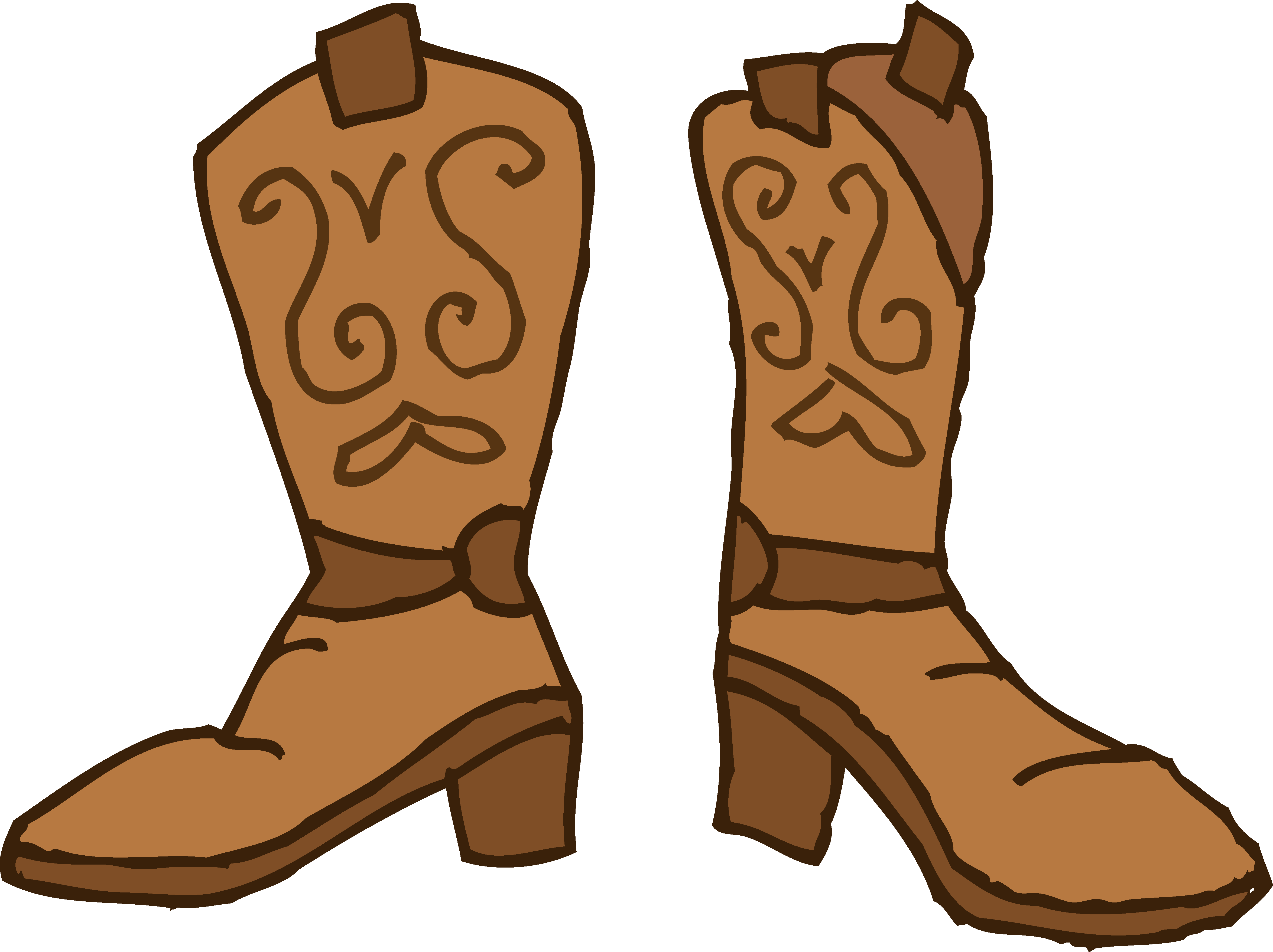 Cartoon Cowboy Boot Cliparts.co