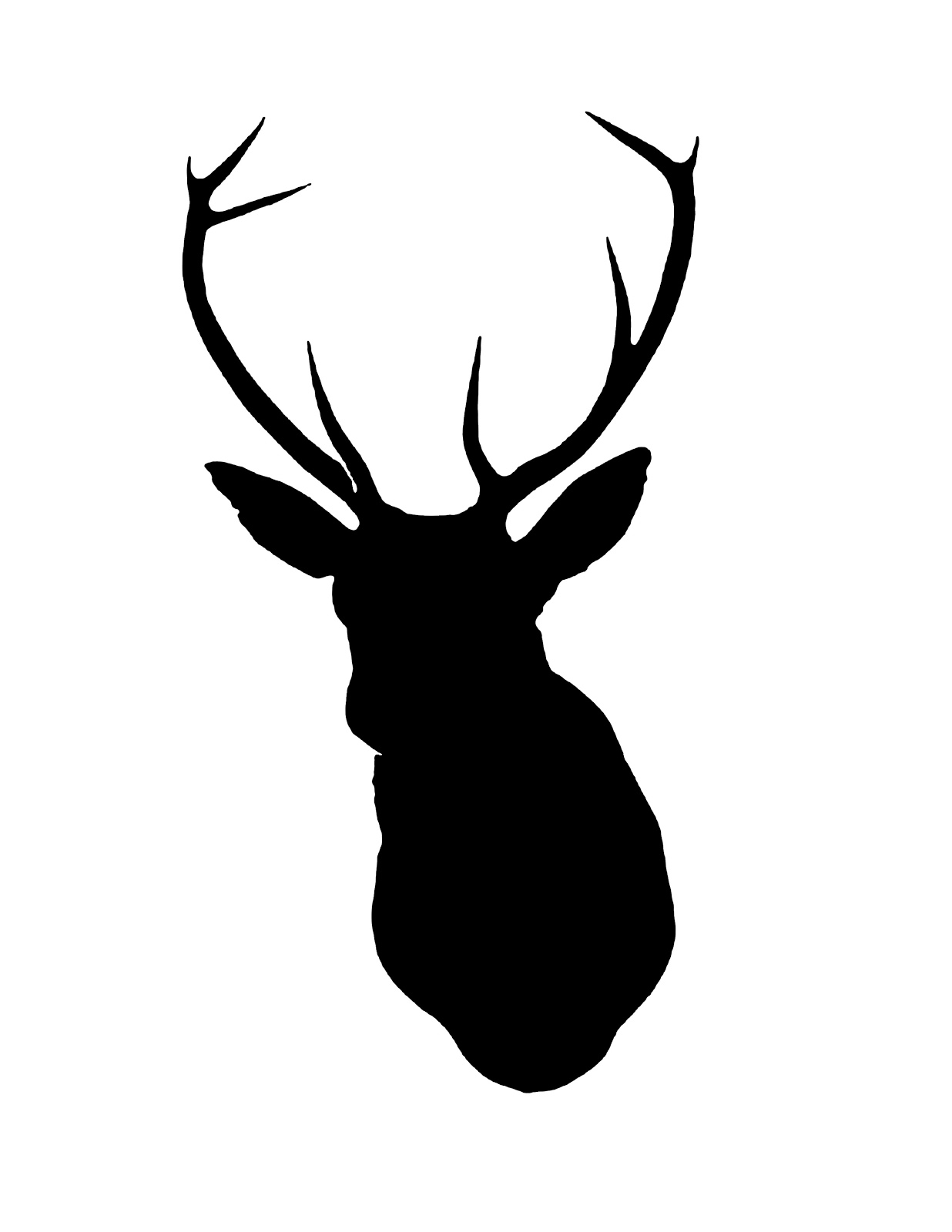Reindeer Head Template - ClipArt Best