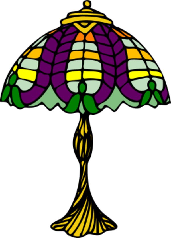 lamp light bulb decorative fancy - vector Clip Art
