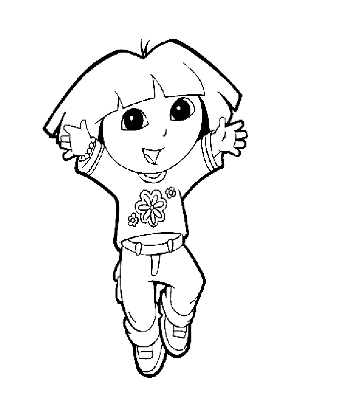 Dora Colouring Pictures 2 | Coloring Pages To Print