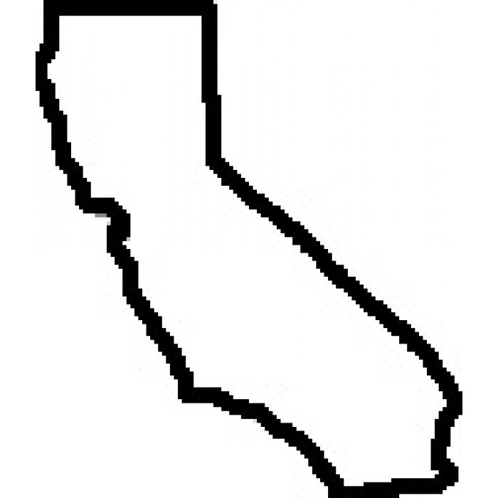Teacher State of California Outline Map Rubber Stamp - ClipArt ...