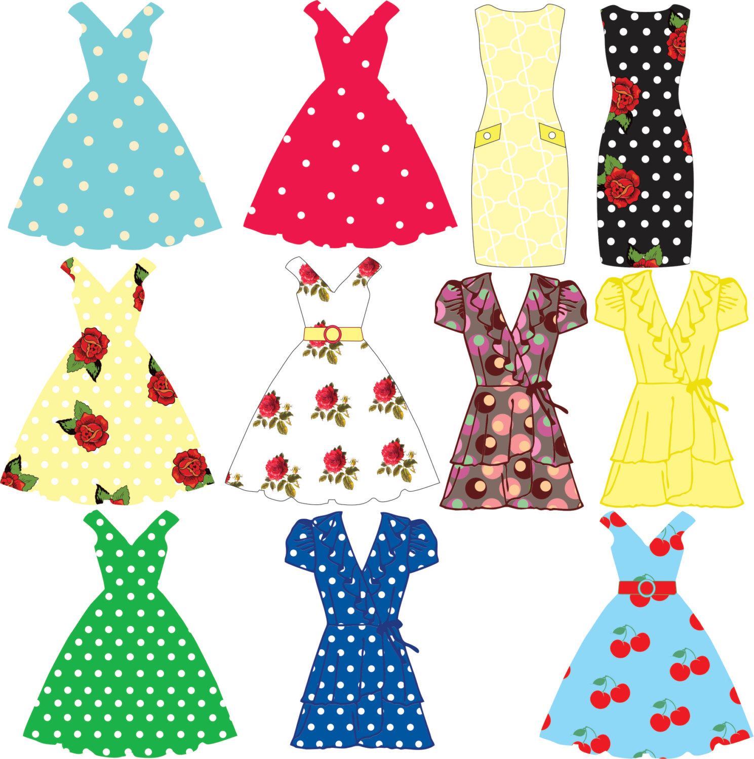 clipart of a dress - photo #33