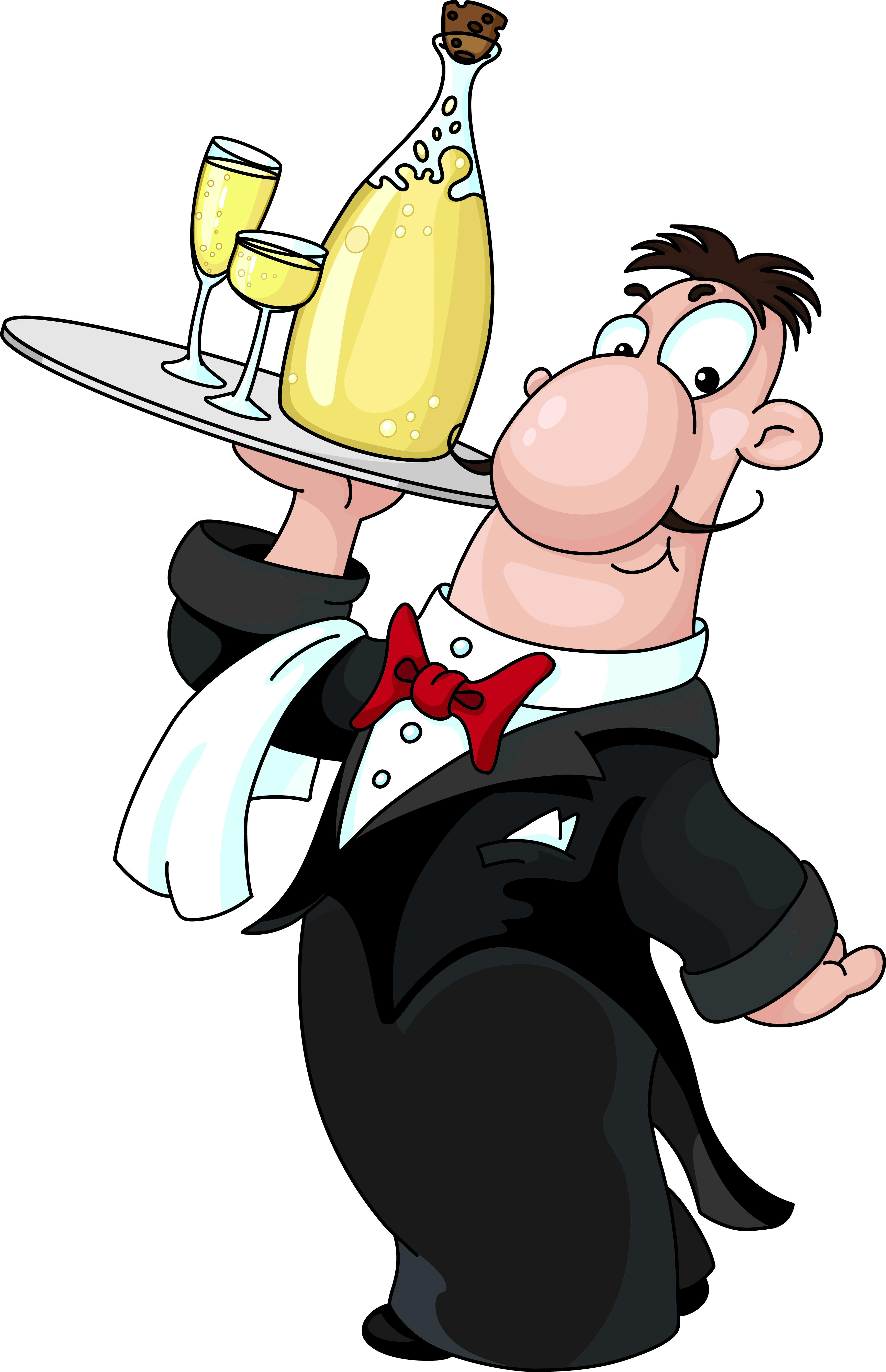 Cartoon image of chefs and waiters 04 vector Free Vector - ClipArt ...