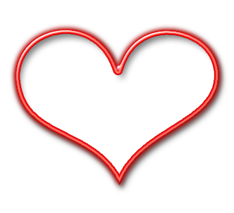 Red Outline Heart - ClipArt Best