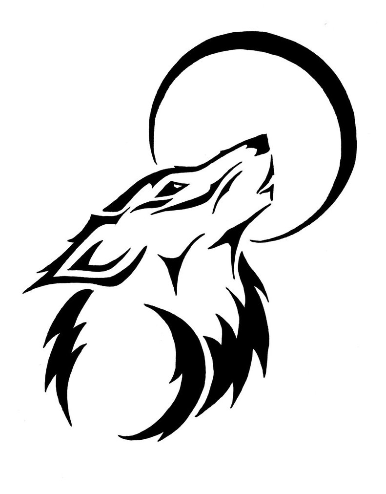 Simple Wolf Drawings Cliparts.co