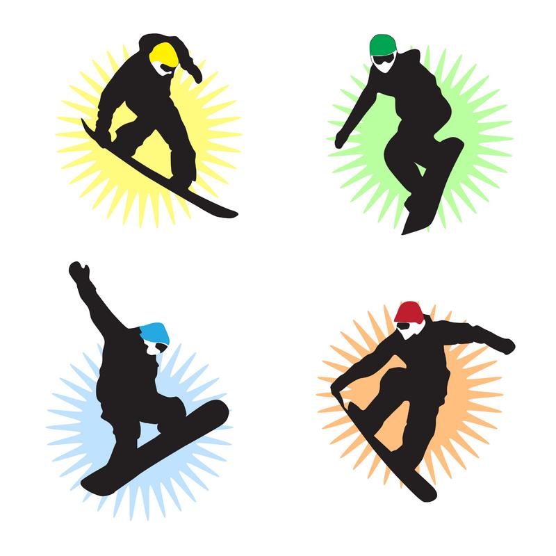Snowboard Clipart [