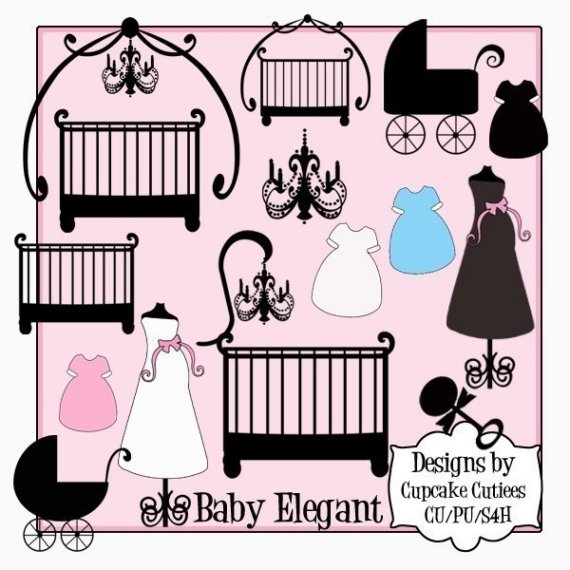 free baby crib clipart - photo #40