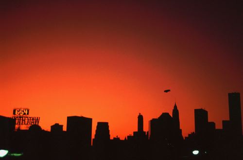 Manhattan Skyline Silhouette at Sunset photo - Paul Davies photos ...
