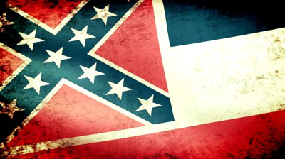 Mississippi State Flag Waving, Grunge Look Stock Footage Video ...