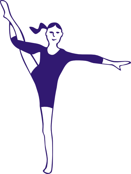Gymnastics Logo Clipart