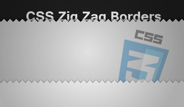 Zig Zag Border Created with CSS | Brad S. Knutson