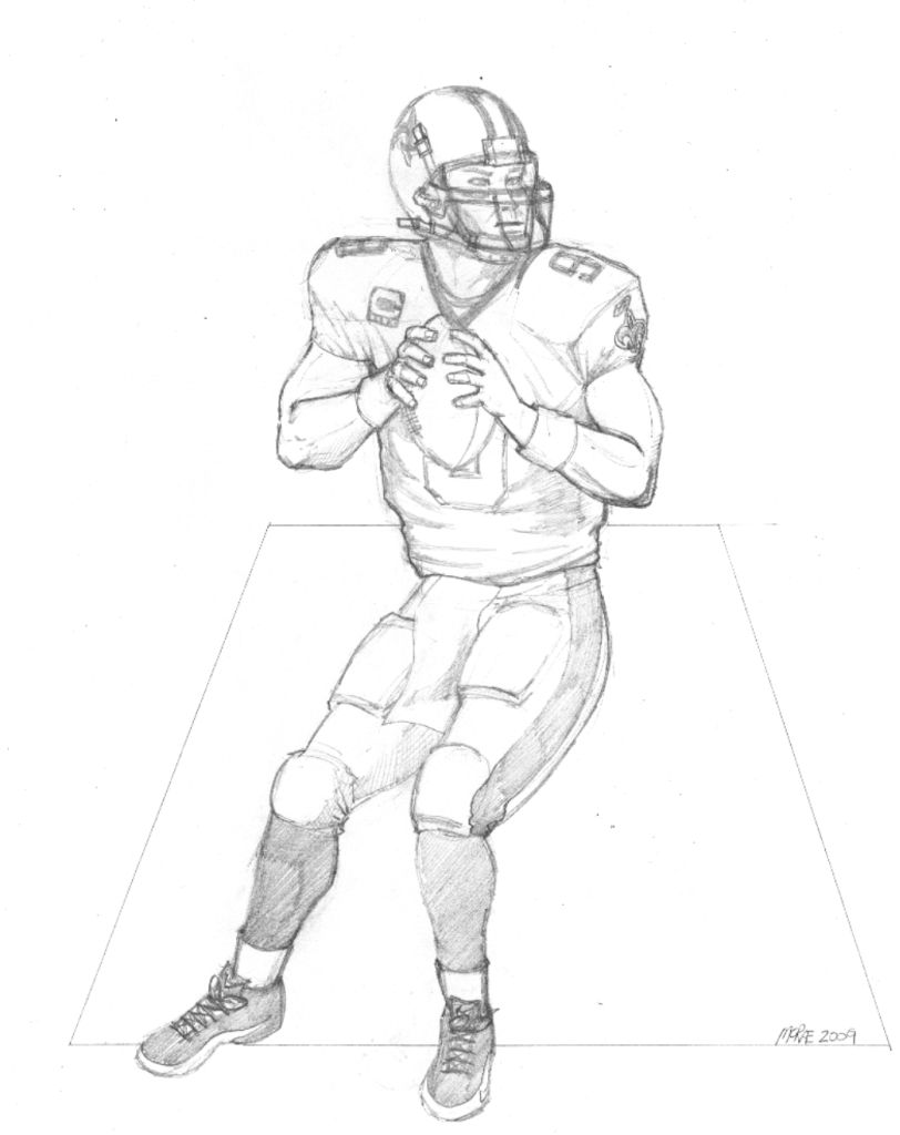 Football Players Coloring Pages - Drawing Kids