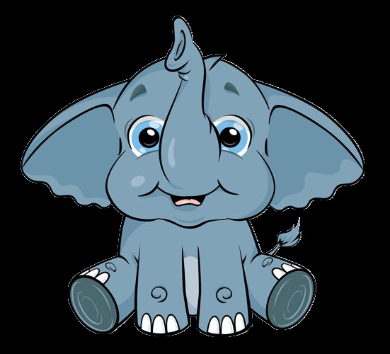 Cute Cartoon Elephant Clip Art | Elephants | Pinterest