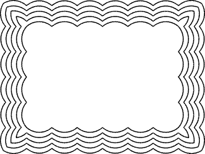Scallop Border - Paper - 7" - Quilts Complete - Continuous Line ...