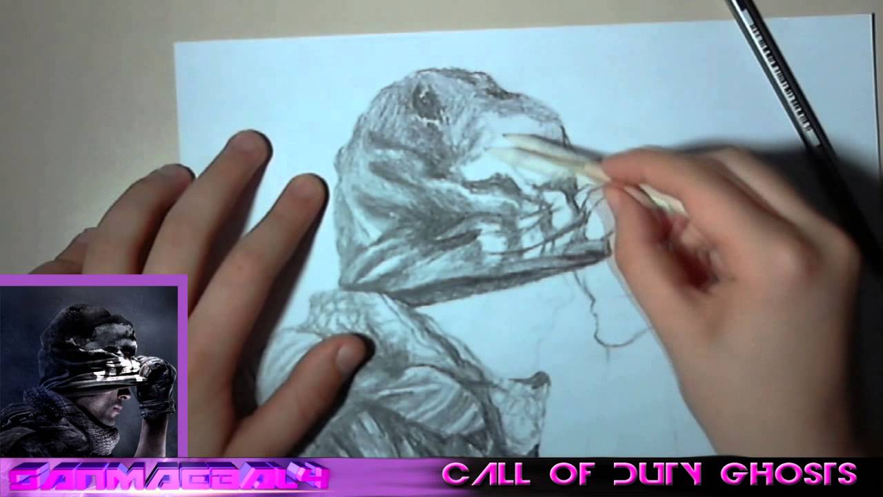 Call of duty: Ghosts / Speed drawing - YouTube