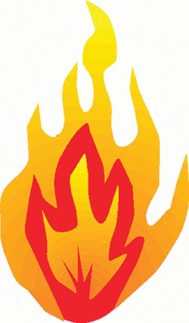 volleyball fire clipart - photo #19