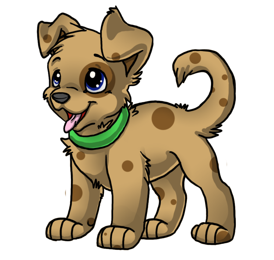 Cute Tan Spotted Puppy by Stormy-Tiger on deviantART