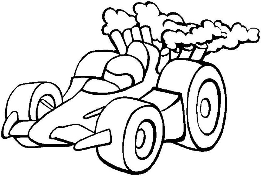 Racecar Coloring Pages - Free Coloring Pages For KidsFree Coloring ...