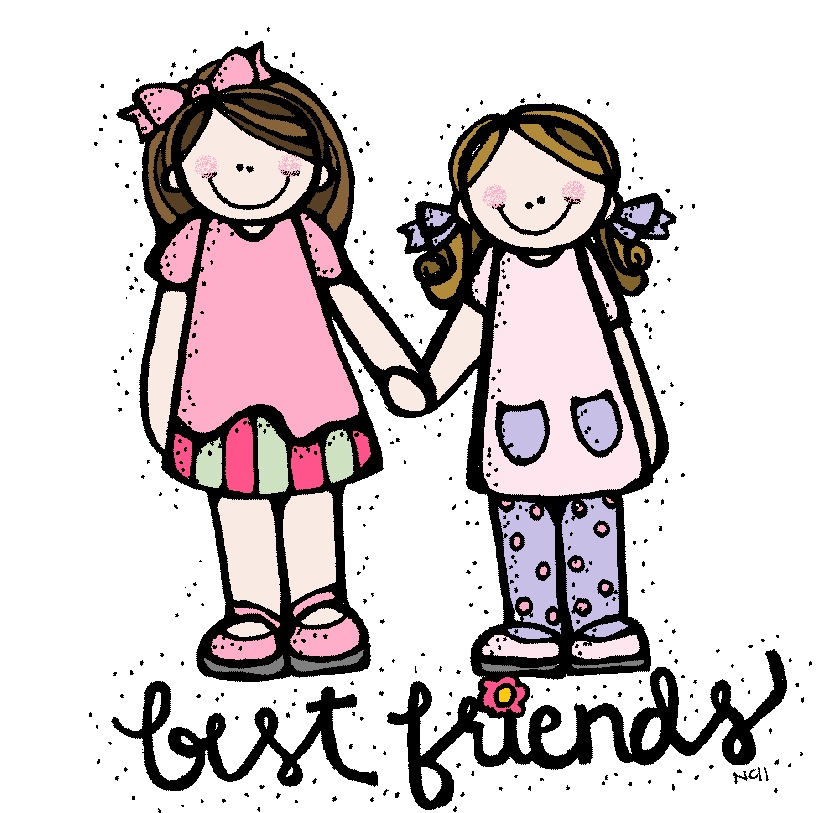 Friends Word Clipart